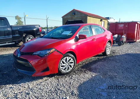2017 Toyota Corolla Le из США, поврежденный, VIN 2T1BURHE6HC796322